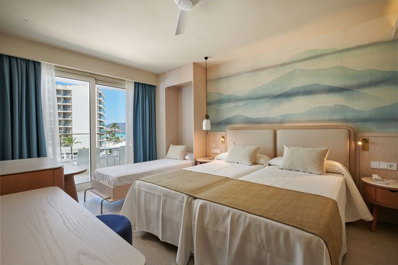 Triple vista mar lateral